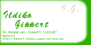 ildiko gippert business card